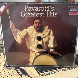 Portable CD Player with Pavarotti's Greatest Hits - Black